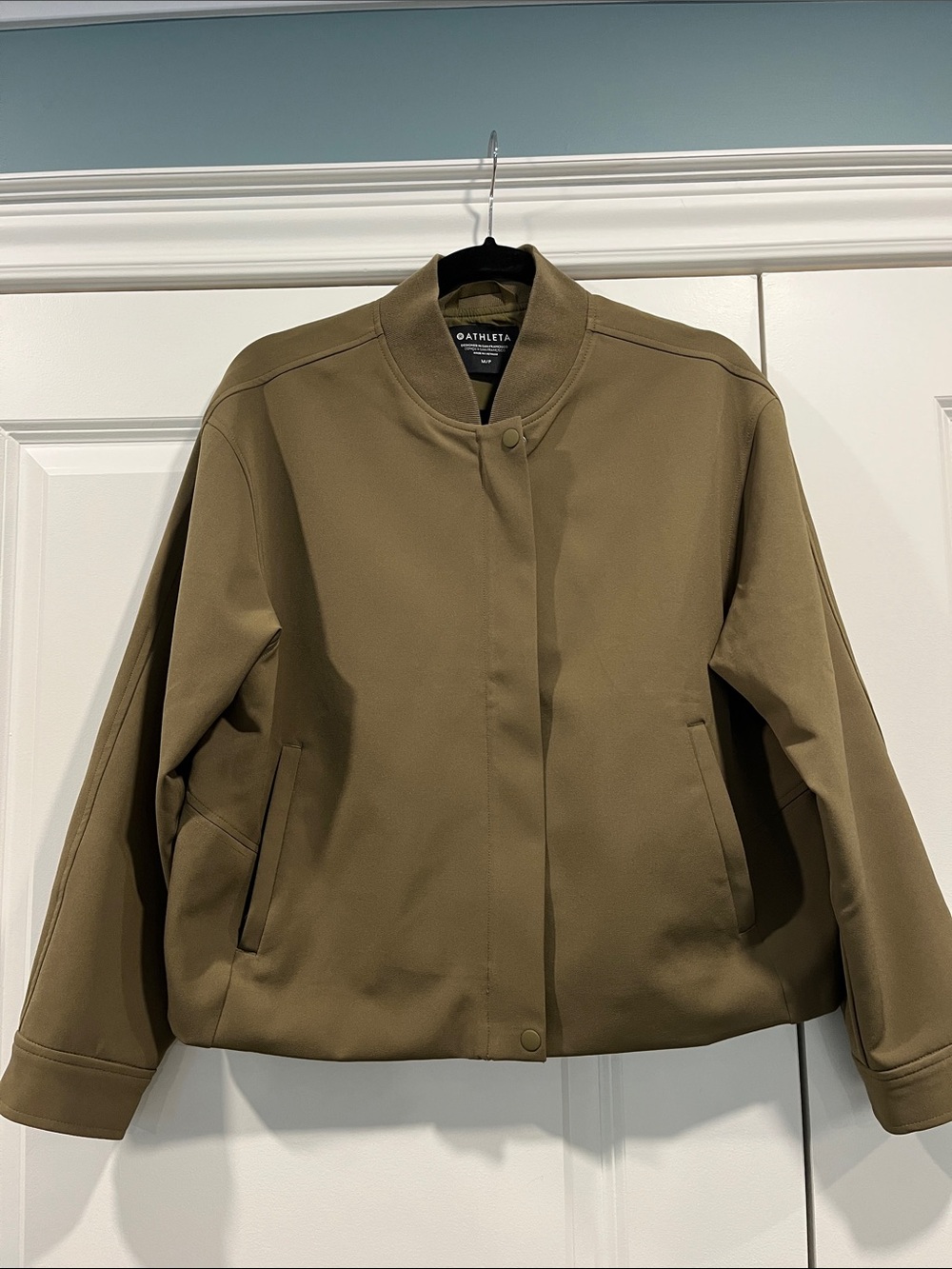 Athleta Women’s Olive Green Bomber Jacket